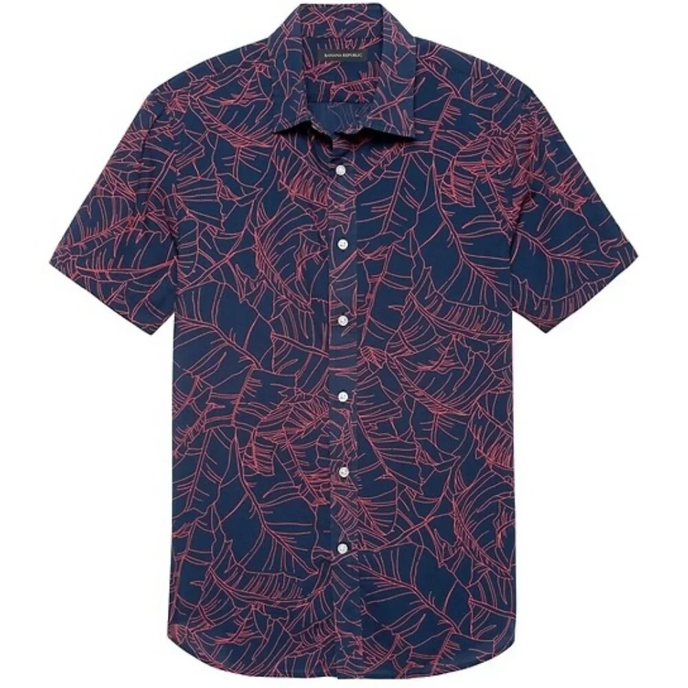 Banana Republic Slim Fit Short Sleeve Shirt sz.S